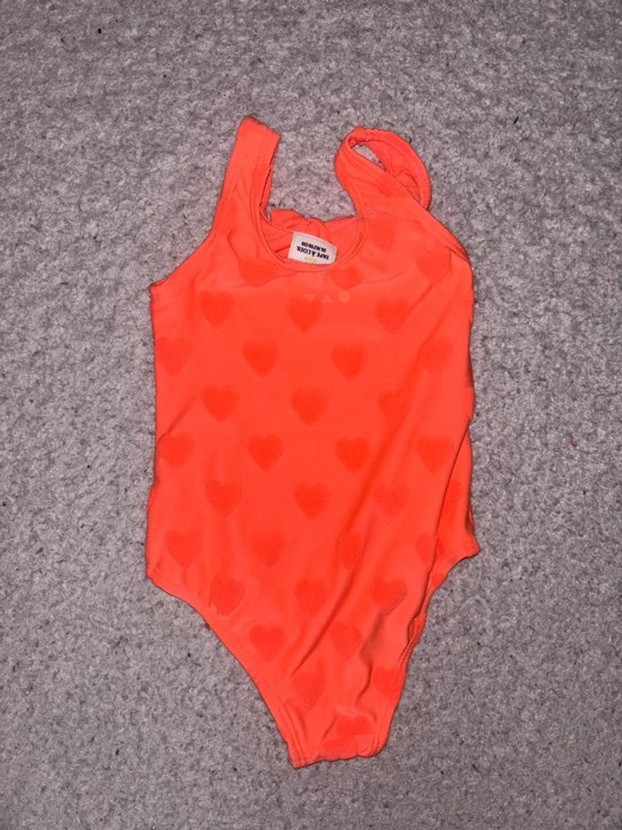 Maillot de bain corail cœur bébé - photo numéro 3