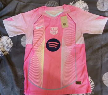 Maillot FC Barcelone rose Spotify 2025/26 neuf 