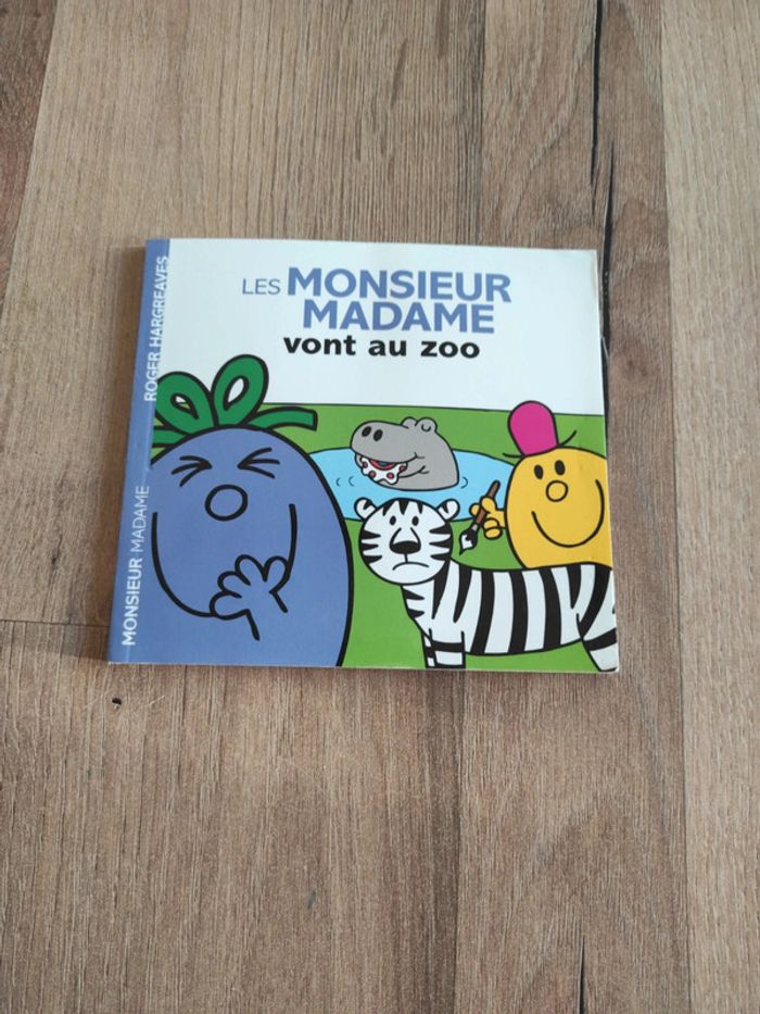 Livre : Les Monsieur Madame vont au zoo
