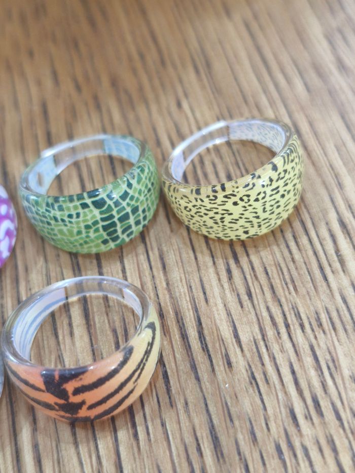 Bague en résine taille 17 - photo numéro 2