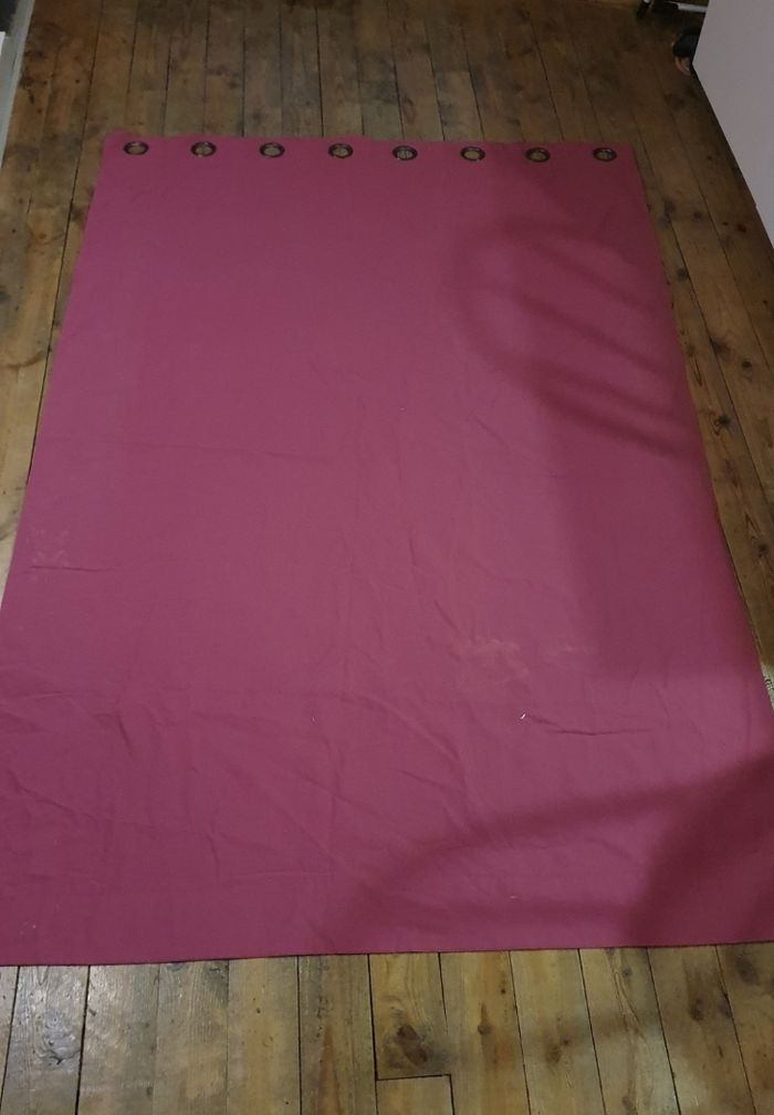 Rideau épais rose fushia 200 x 135cm - photo numéro 1