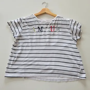 T-shirt rayé - marinière - Taille S