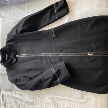 Manteau en laine noir Carroll