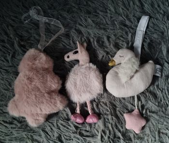 Lot décorations rose