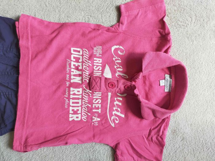 Ensemble pantalon bermuda et polo 6mois été garçon - photo numéro 2