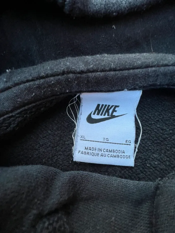 Sweat à capuche Nike noir - taille XL - photo numéro 4