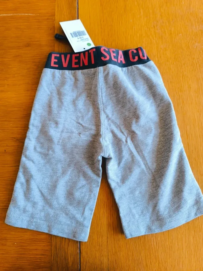 309485 short gris garçon 4 ans petites canailles - photo numéro 2