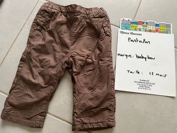 Pantalon garçon 12 mois