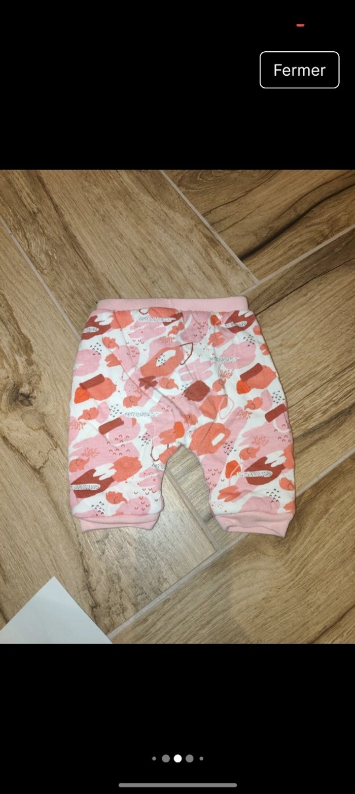 Lot ensemble 4 pantalons leggings dont un réversible doublé chaud - photo numéro 7