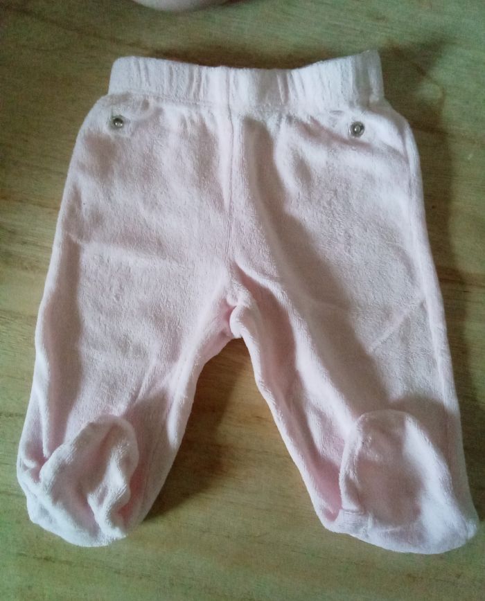 Babygro 2 pièces en velours Kiabi 3 mois - photo numéro 8