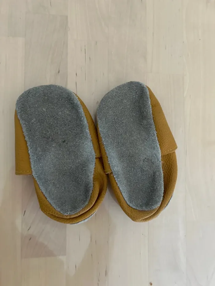 Chausson souple jaune moutarde Mejale - photo numéro 3