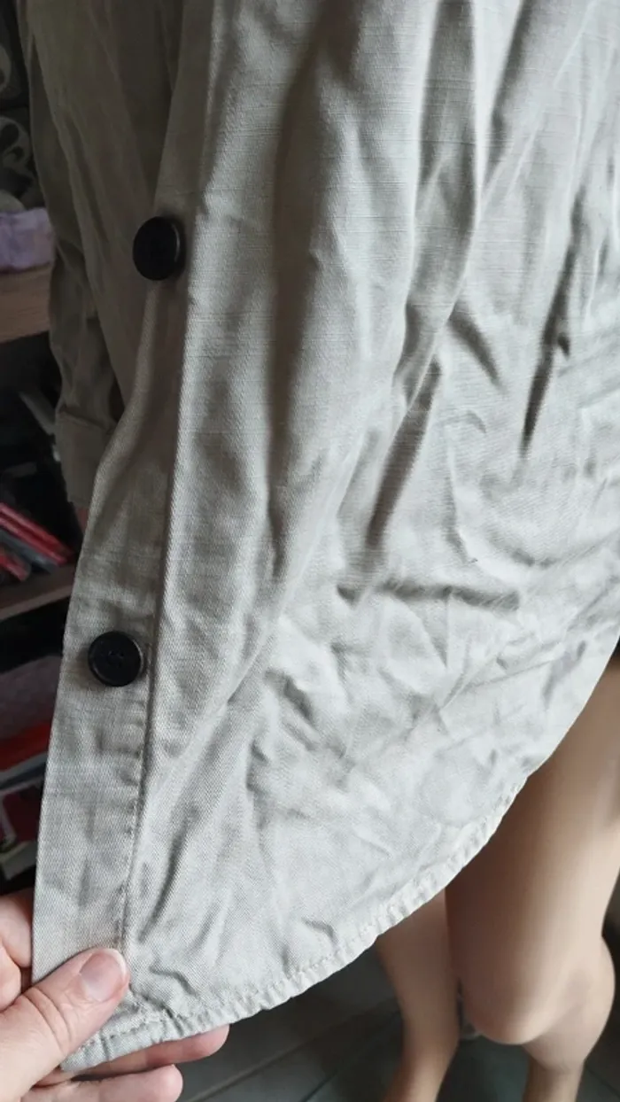 Chemise beige taille xs femme - photo numéro 6