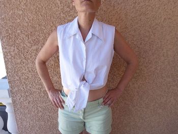 Chemise sans manche