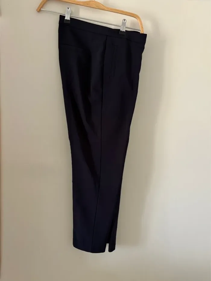 Pantalon à pinces femme Sfera taille 44 bleu marine en très bon état - photo numéro 15