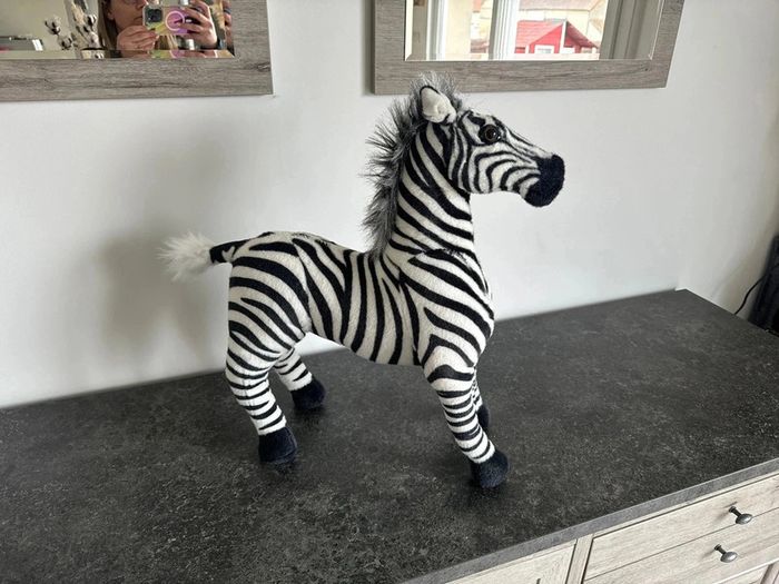 Peluche zèbre neuve