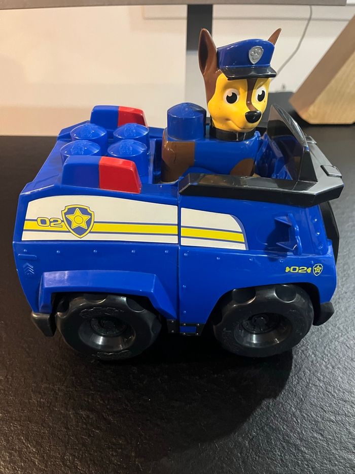 🚓 Véhicule Pat’ Patrouille avec figurine Chase – Bon état - photo numéro 3