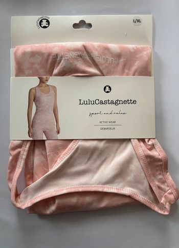 Débardeur de sport rose Lulu castagnette L/XL