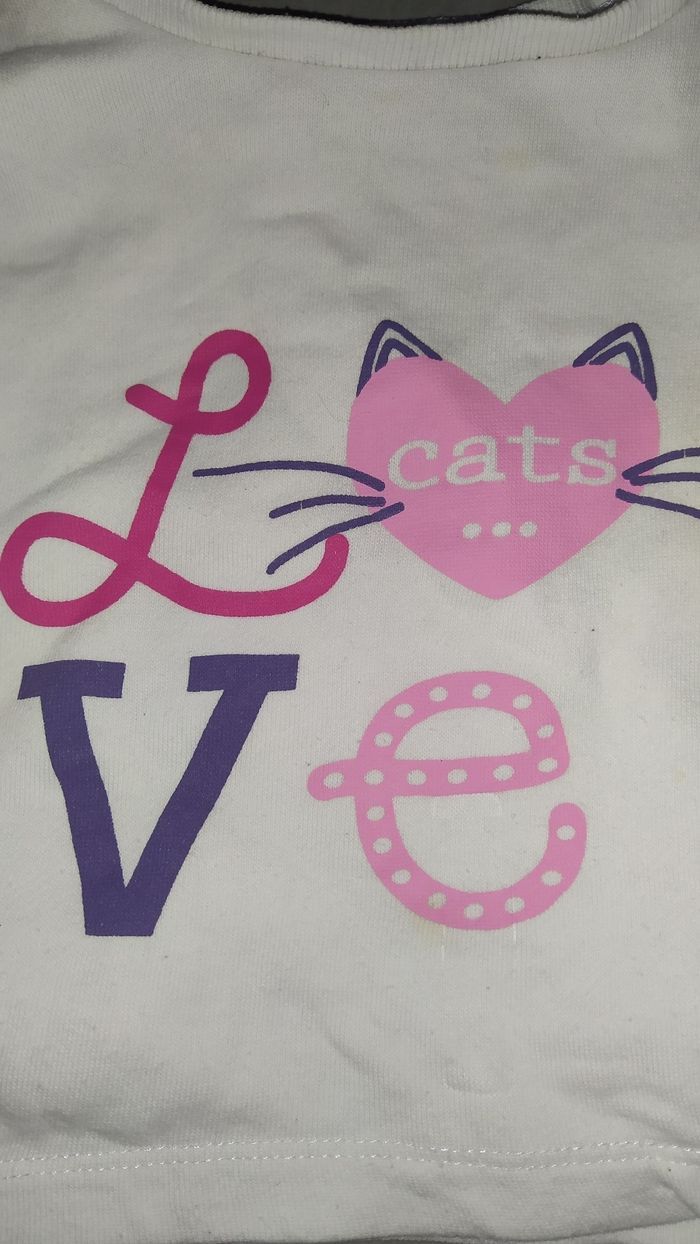 Sweat Love  cats 18 mois