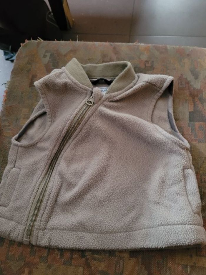 Gilet sans manche 3/6 Mois vert baudet