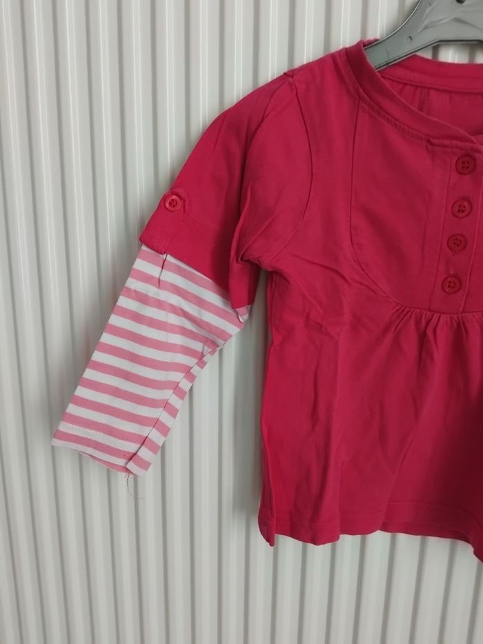 T shirt manches longues fille 3 ans - photo numéro 2