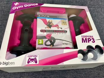 Pack Jeu PS3 My Body Coach 2 + 2 Haltères Fitness & Dance - PlayStation 3 NЕUF