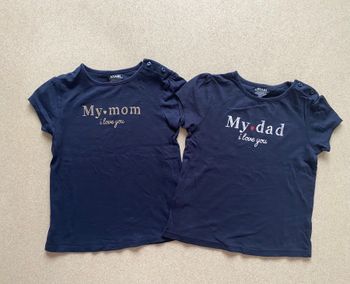 Lot de 2 t-shirts fille 3 ans