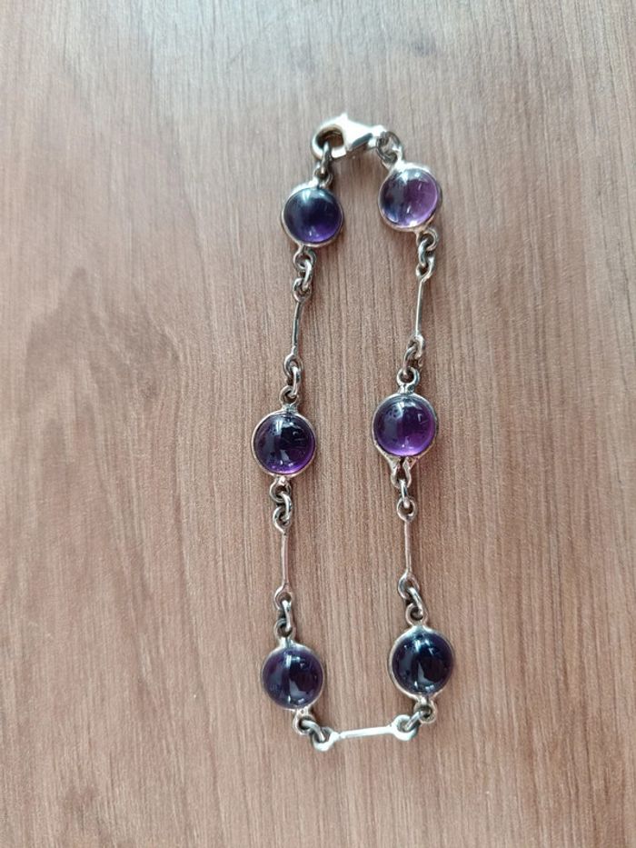 Bracelet améthyste - photo numéro 2