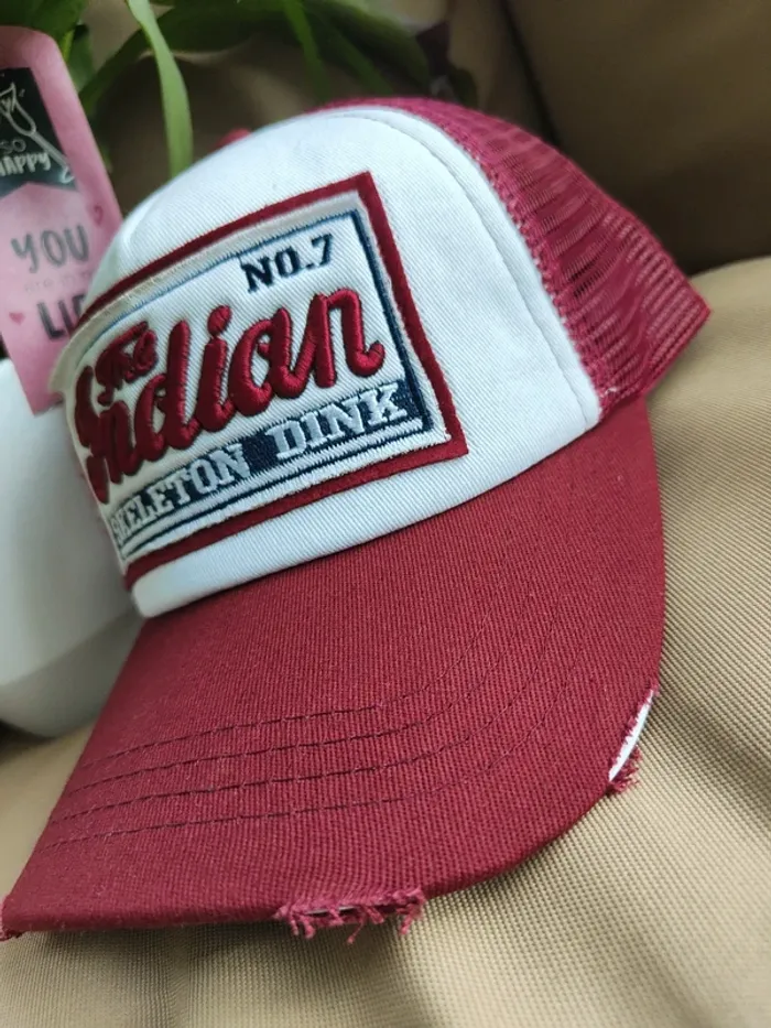 Casquette Trucker The Indian rouge - photo numéro 2