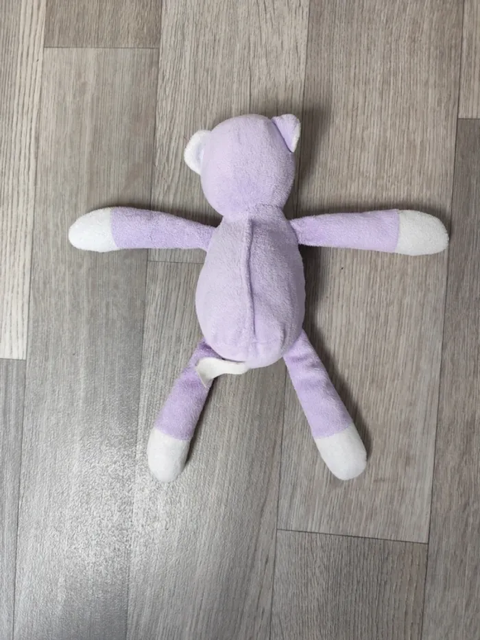 Peluche/doudou Musti violet - photo numéro 3