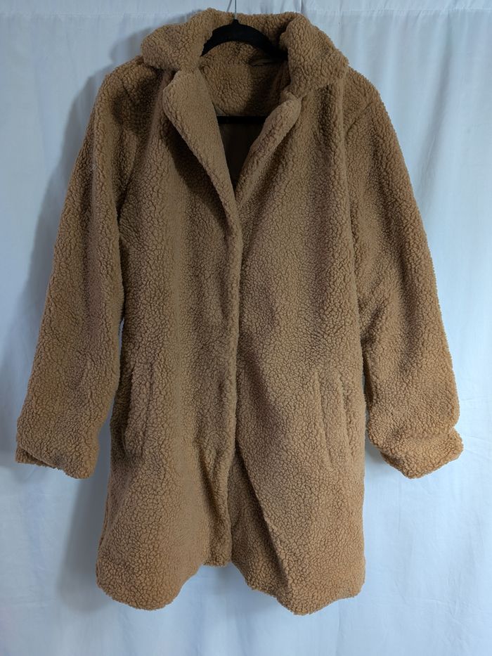 Manteau long femme Couleur marron / beige L doux
