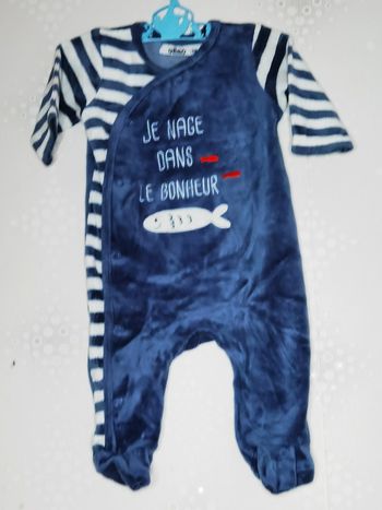 D4133 - pyjama garçon 3 mois