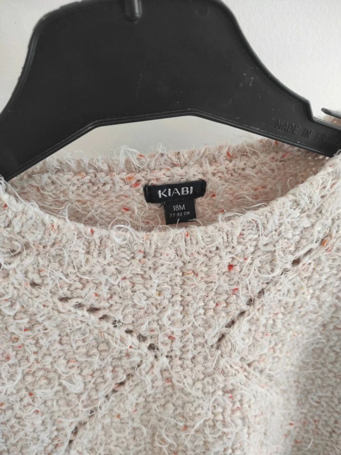 Pull épais beige 18 mois - photo numéro 2