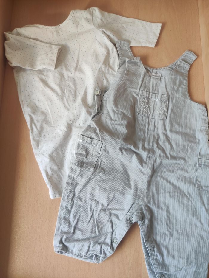 Lot de 2 salopettes bébé