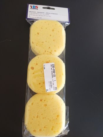 Lot de 3 éponges pour peinture