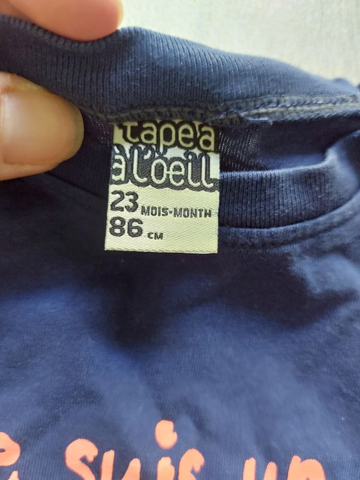 Lot 2 t-shirts manches longues 24m - photo numéro 5