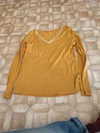 T-shirt manche longue camaïeu M
