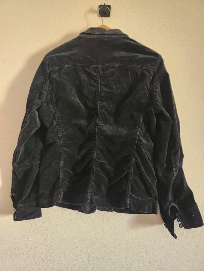 Veste blazer en velours noire taille L Closed - photo numéro 6
