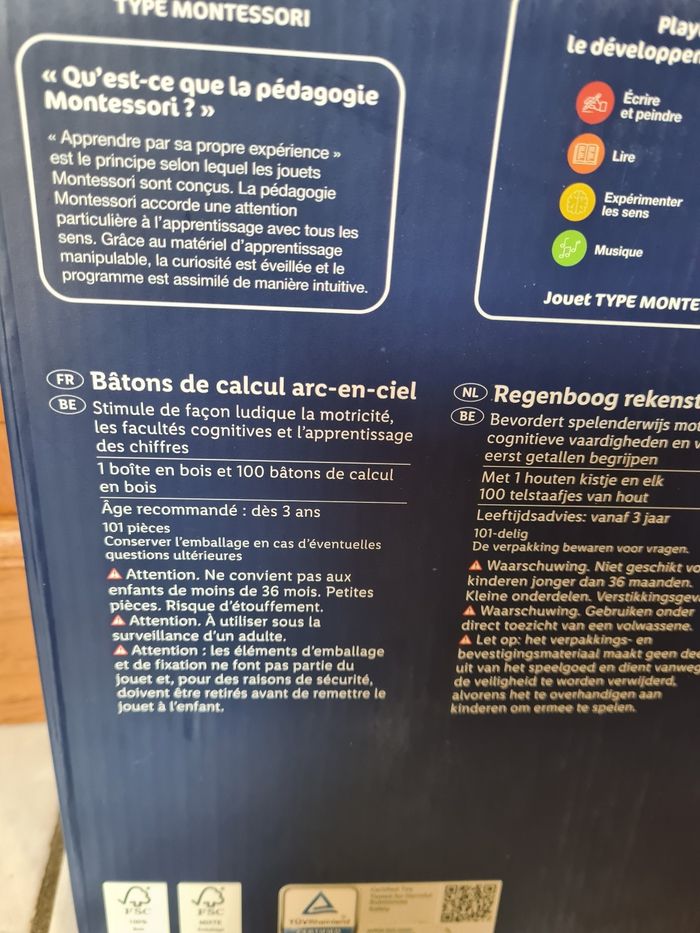 Bâtons de calcul  arc-en-ciel  playtive - photo numéro 2