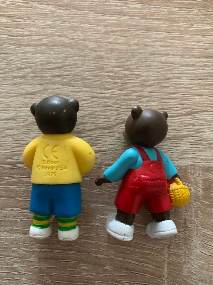 7 figurines petit ours brun dans le jardin - photo numéro 5