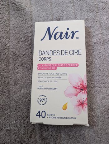 Bandes de cire corps