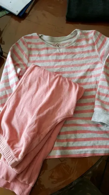 Pigama fille velours