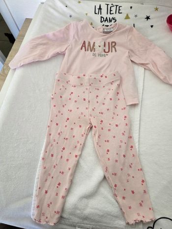Ensemble bébé fille 18 mois