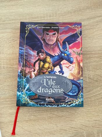 Livre roman, enfants, l’intégrale, l’île au dragon, Eric D’avoisinant  et Jérémie Fleury