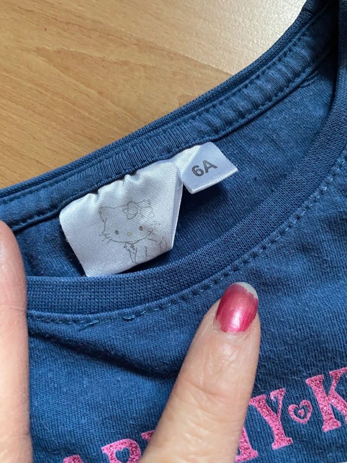 Pull fin / t-shirt manches longues Charmmy Kitty Taille 6 ans - photo numéro 3