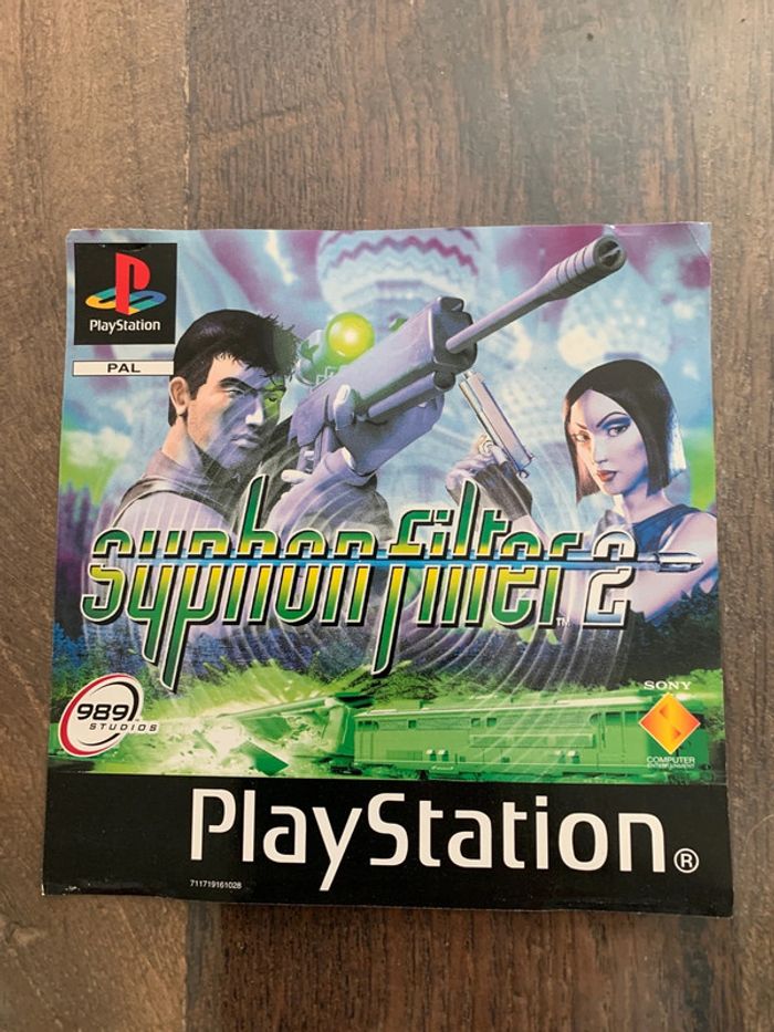 Jeu en loose + jaquette cover - syphon filter 1 et 2 Cd 1 PlayStation 1 - photo numéro 3