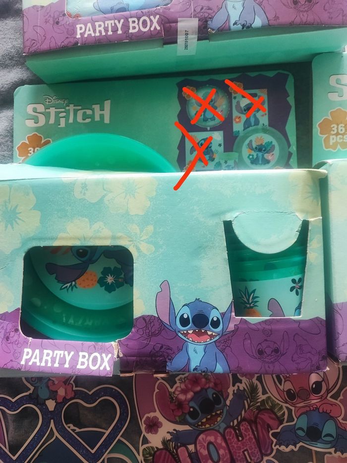 Lots anniversaire stitch - photo numéro 7