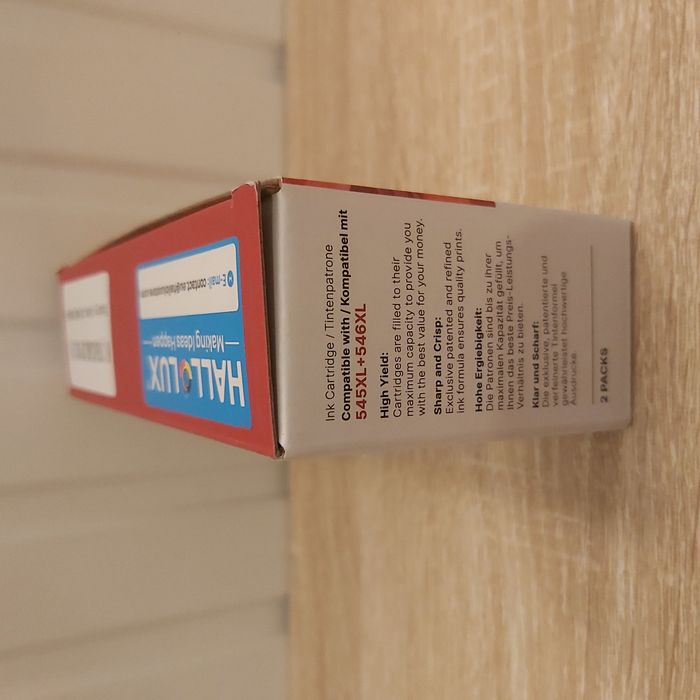 Pack de deux cartouches d'encre compatibles canon PG 545 XL + CL 546 XL-Noire + Couleur- - photo numéro 2