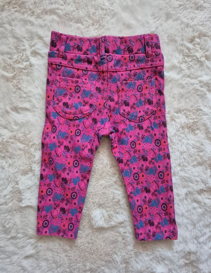 Pantalon rose fleurie - photo numéro 3