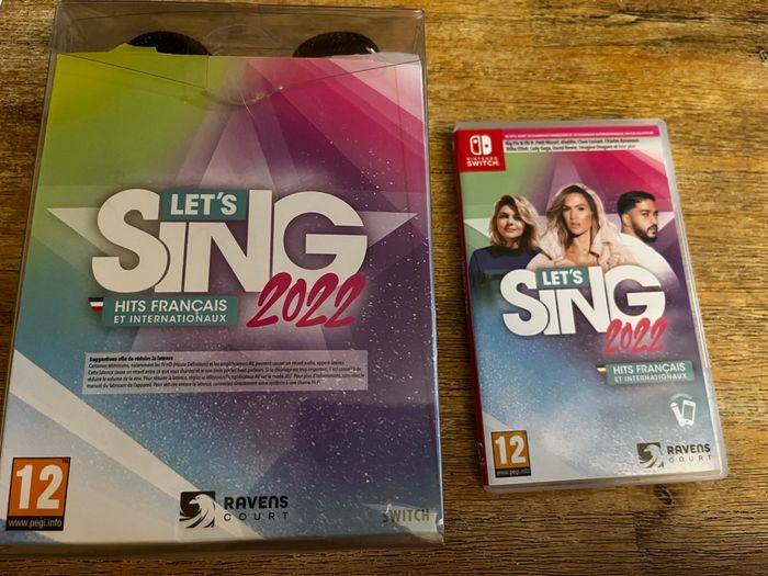Jeu switch Let’s sing avec micro