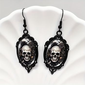 Boucles d'oreilles crâne